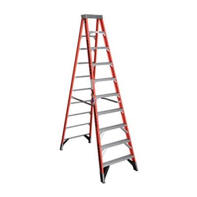 375 LB Fiberglass Stepladder 10